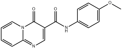 N-(4-methoxyphenyl)-10-oxo-1,7-diazabicyclo[4.4.0]deca-2,4,6,8-tetraen e-9-carboxamide Struktur