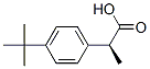 Benzeneacetic acid, 4-(1,1-dimethylethyl)--alpha--methyl-, (S)- (9CI) Struktur