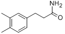 3-(3,4-DIMETHYL-PHENYL)-PROPIONAMIDE Struktur