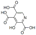 2,4,5-Pyridinetricarboxylic  acid,  3-hydroxy- Struktur