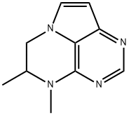 4H-Pyrrolo[3,2,1-de]pteridine,5,6-dihydro-4,5-dimethyl-(9CI) Struktur