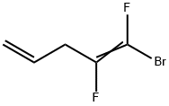 1-BROMO-1,2-DIFLUORO-1,4-PENTADIENE Struktur