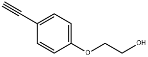 Ethanol, 2-(4-ethynylphenoxy)- Structure