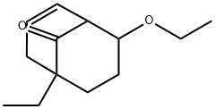 Bicyclo[3.3.1]non-2-en-9-one, 8-ethoxy-5-ethyl- (9CI) Struktur