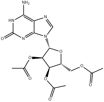 Isoguanosine Triacetate Struktur