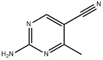 2-Amino-4-methylpyrimidine-5-carbonitrile Struktur