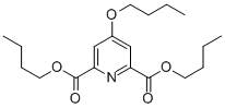 Dibutyl 4-butoxy-2,6-pyridinedicarboxylate Struktur