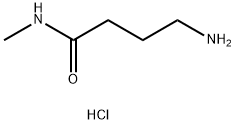 ButanaMide, 4-aMino-N-Methyl-, Monohydrochloride Struktur