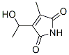 1H-Pyrrole-2,5-dione, 3-(1-hydroxyethyl)-4-methyl- (9CI) Struktur