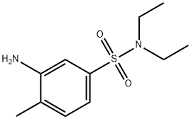 3-AMINO-N,N-DIETHYL-4-METHYL-BENZENESULFONAMIDE Struktur