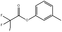 Trifluoroacetic acid 3-methylphenyl ester Struktur