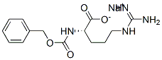 monosodium N2-[(benzyloxy)carbonyl]-L-argininate  Struktur