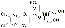 tris(2-hydroxyethyl)ammonium 2-(2,4,5-trichlorophenoxy)propionate Struktur