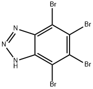 4,5,6,7-TETRABROMOBENZOTRIAZOLE Struktur