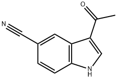 3-acetyl-indole-5-carbonitrile Struktur