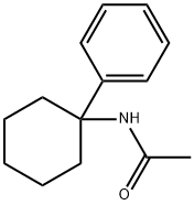 N-(Tetrahydro-4-phenyl-2H-pyran-4-yl)acetamide Struktur