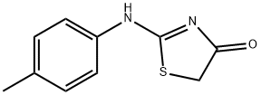 2-P-TOLYLAMINO-THIAZOL-4-ONE Struktur