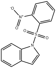 1-[(2-Nitrophenyl)sulfonyl]-1H-indole Struktur