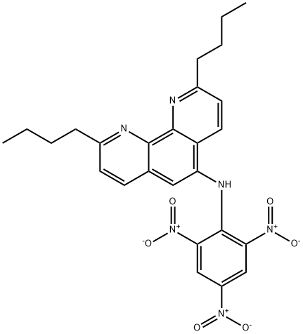 2,9-DI-N-BUTYL-5-PICRYLAMINO-1,10-PHENANTHROLINE Struktur