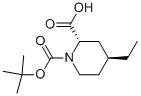 4-ETHYL-PIPERIDINE-1,2-DICARBOXYLIC ACID 1-TERT-BUTYL ESTER Struktur