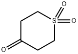 1,1-Dioxo-tetrahydro-thiopyran-4-one Struktur