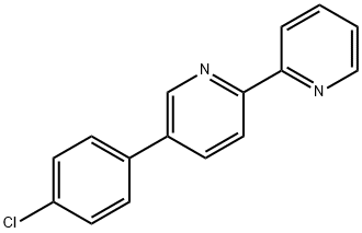 5-(4-CHLOROPHENYL)-2,2'-BIPYRIDINE Struktur