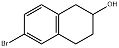 6-BROMO-1,2,3,4-TETRAHYDRO-2-NAPHTHALENOL Struktur