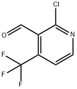 2-CHLORO-4-(TRIFLUOROMETHYL)NICOTINALDEHYDE Struktur