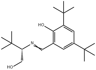 (S)-(-)-2-(3 5-DI-TERT-BUTYLSALICYLIDEN& Struktur