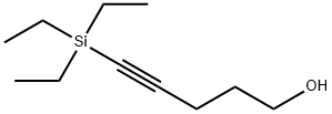 5-(TRIETHYLSILYL)-4-PENTYN-1-OL Struktur