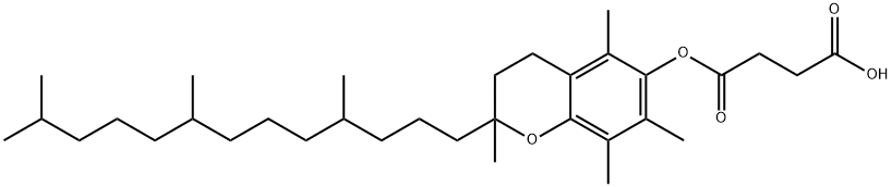 DL-ALPHA-TOCOPHEROL HYDROGEN SUCCINATE Struktur