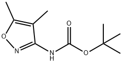 Carbamic acid, (4,5-dimethyl-3-isoxazolyl)-, 1,1-dimethylethyl ester (9CI) Struktur