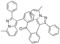 (7-Methyl-2-phenylpyrazolo[1,5-a]pyridin-3-yl)phenyl ketone Struktur