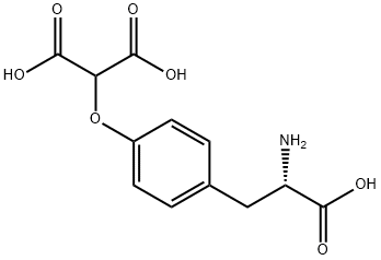 [4-(2-AMINO-2-CARBOXYETHYL)PHENOXY]-PROPANEDIOIC ACID Struktur