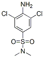 4-amino-3,5-dichloro-N,N-dimethylbenzenesulphonamide Struktur