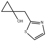 Cyclopropanol,  1-(2-thiazolylmethyl)- Struktur