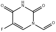 1(2H)-Pyrimidinecarboxaldehyde, 5-fluoro-3,4-dihydro-2,4-dioxo- (9CI) Struktur