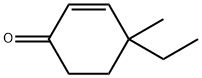 2-Cyclohexen-1-one, 4-ethyl-4-methyl- Struktur