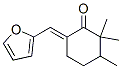 6-Furfurylidene-2,2,3-trimethylcyclohexanone Struktur