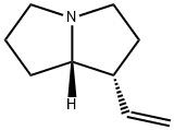 1H-Pyrrolizine,1-ethenylhexahydro-,trans-(9CI) Struktur