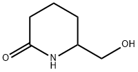 6-(HYDROXYMETHYL)PIPERIDIN-2-ONE Struktur