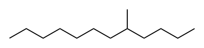 5-Methyldodecane Struktur