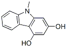 9H-Carbazole-2,4-diol, 9-methyl- (9CI) Struktur