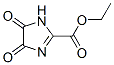 1H-Imidazole-2-carboxylicacid,4,5-dihydro-4,5-dioxo-,ethylester(9CI) Struktur