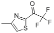 Ethanone, 2,2,2-trifluoro-1-(4-methyl-2-thiazolyl)- (9CI) Struktur