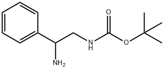 (2-AMINO-2-PHENYL-ETHYL)-CARBAMIC ACID TERT-BUTYL ESTER Struktur