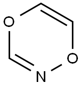 1,4,2-Dioxazine Struktur