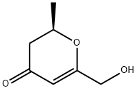 4H-Pyran-4-one, 2,3-dihydro-6-(hydroxymethyl)-2-methyl-, (R)- (9CI) Struktur