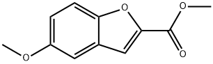 METHYL 5-METHOXYBENZOFURAN-2-CARBOXYLATE Struktur