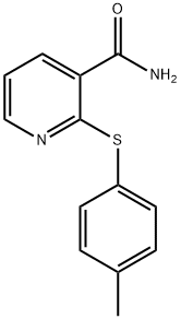 2-[(4-METHYLPHENYL)THIO]NICOTINAMIDE Struktur